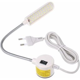 Lampe led pour machine à coudre, lampe sur pied fixe, design col de cygne pour travail à domicile