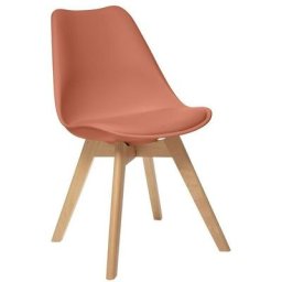 Chaise scandinave Baya terracotta - Orange