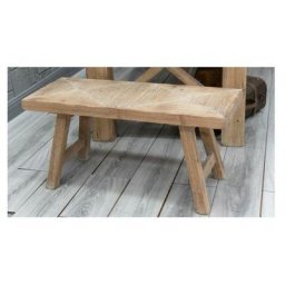 Banc Bois Marron 90x35x45cm - Bois, mdf - Marron