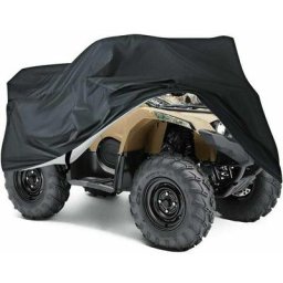 Alwaysh - Housse Bâche Protection pour Moto Quad atv Extérieure Anti -uv xxxl Noir -Versailles