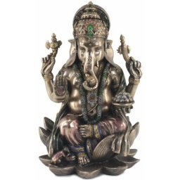 Figure de figurines de Bouddha Gandas Golda 11x11x18cm 45906 - Dorado - Signes Grimalt