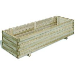 Bac à fleurs - Jardinière pour extérieur/intérieur jardin terrasse balcon - Lit surélevé 120 x 40 x