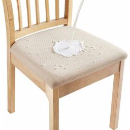 Housses de siège imperméables pour chaises de salle à manger Lot de 4, housses de siège de chaise