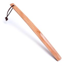 Chausse-pied en bois de hêtre avec manche long et forme fine pour hommes et femmes (bois solide)