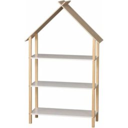 Bibliothèque maison - Judy Wild Dream - 3 étagères - P 30cm - Bois & pin - Livraison gratuite