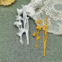 Matrices de découpe en métal de fleurs modèle de galets découpés matrices de gaufrage de