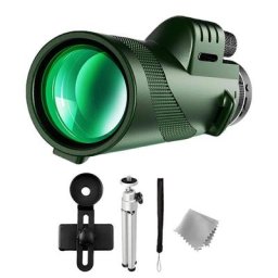 Télescope monoculaire à faible vision nocturne monoculaire avec trépied clip de téléphone pour la