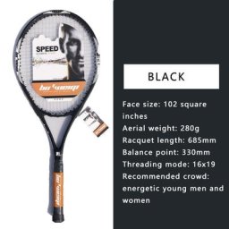 Raquette de Tennis en Fiber de carbone pour hommes et femmes transformation authentique alliage
