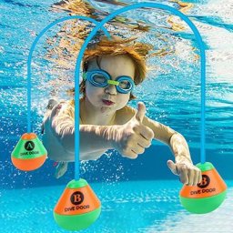 [""2 pièces anneaux de plongée natation jeu aides plongée porte plongée formation traversée corde