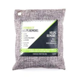 Absorbeur d'odeurs de charbon de bambou actif sac vert maison animaux de compagnie voiture