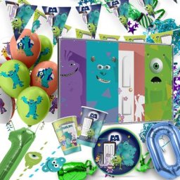 Fournitures de fête Disney Monsters Inc faveurs de poulet britware baby shower anniversaire