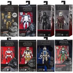 Hasbro 6 pouces Original Star wars La Série Noire Bly Clone Commander Fox G123 République RC-1207