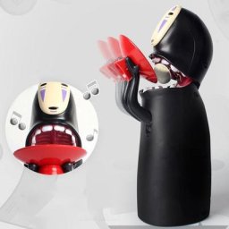 Tirelire de Motif de Dessin Animé Spirited Away pour Enfant Personnage Sans Visage Jouet Pouvant