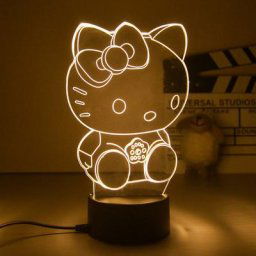 Anime Hello Kitty Sanurgente Figurines de dessin animé veilleuse modèle mignon jouets Shoous