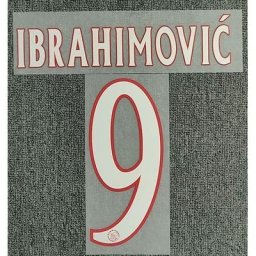 Ensemble de noms rétro IBRAHIMOVIC impression personnalisée de n'importe quel nom et numéro badge