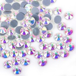 HotFix-Clip AB Strass avec Colle Astronomique DMC Dos pio Fer sur Strass Charbon pour Tissu