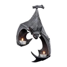 R2LD Bat – bougeoir mural applique murale support en résine pour salon salle de bain cour