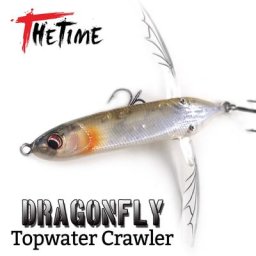 2023 nouveau appât sur chenilles libellule Topwater 80mm 6.5g artificiel superficiel Buzzbait Popper