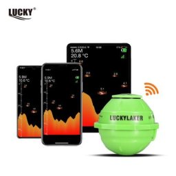 Lucky FF916-Détecteur de poissons sans fil Wi-Fi 45m de profondeur détecteur de poissons de mer