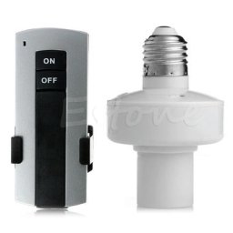 Douille de support d'ampoule E27 télécommande sans fil tendance