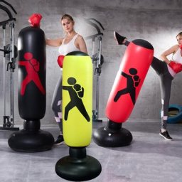 Sac de boxe gonflable 160cm entraînement physique colonne de gobelet colonne debout