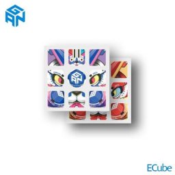ECube-Autocollant GAN Rabbit Année 2023 Limité pour Rubicks de Vignoble 3x3x3 Vitesses Jouets pour
