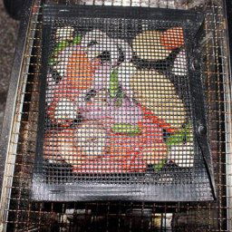 Sac de gril réutilisable en maille antiarina sac de barbecue à haute température sac de barbecue