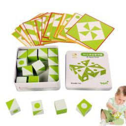 Cubes de puzzle de nuit pour enfants jeux de table changement de cube blocs de construction