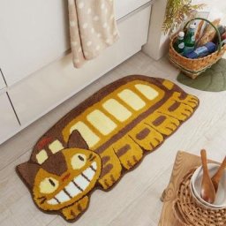 My Neighbor Totoro Carpet Cartoon Anime Creative 3D Irregméthanol Cat Bus Loung Lea Kawaii