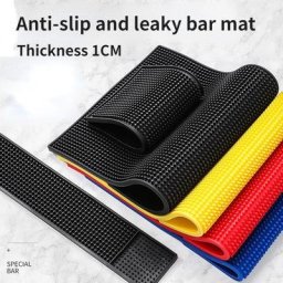 Tapis anti-déversement noir pour Bar à vin dessous de plat pour comptoir de Bar plat de séchage en
