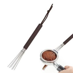 Outil d'agitateur d'espresso en acier inoxydable distribution d'arrête accessoire de café en