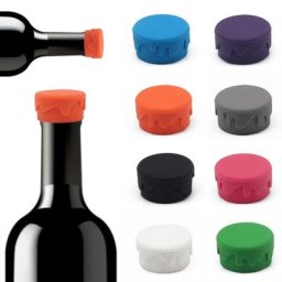Bouchon de bouteille de vin en silicone sans BPA bouchon de bouteille scellé haute flexibilité