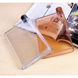 Bouteille d'Eau Plate en Papier A5 Sans Bpa Livre Transparent Portable Bloc-notes Bouilloire
