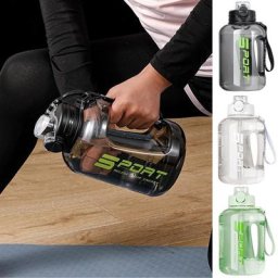 Bouteille d'Eau de dehors Transparente de 1700ml de Qualité Alimentaire avec Verrouillage PC