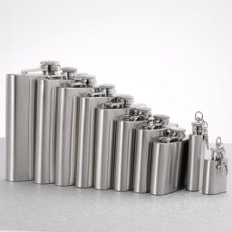 Bouteille de pot de whisky en acier inoxydable flacons de hanche verres portables vin de haute