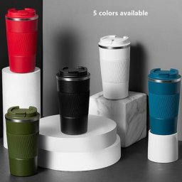 Tasse thermos à café double en acier inoxydable étui non ald fiole à vide de voiture bouteille
