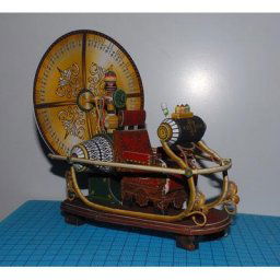 Kit de modèle de machine à voyager dans le temps en papier 3D pour enfants puzzle ultra fin jouets