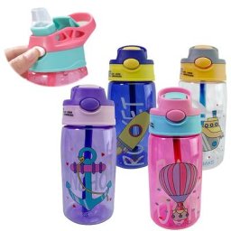 Gobelet à eau pour enfants tasse d'alimentation pour bébé de dessin animé créatif avec pailles
