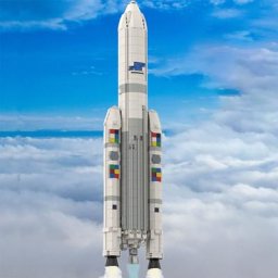 Fusée MOC aérospatiale Rrocket Launch 1:110 Arianeal 5 ECA blocs de fusée artificiels vol spatial