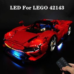 Kit d'éclairage LED pour blocs de construction de voiture Ferrari DayRequiSp3 éclairage uniquement