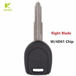 KEYECU – transpondeur de remplacement avec puce 4D61 lame droite MIT11 vierge non coupée pour