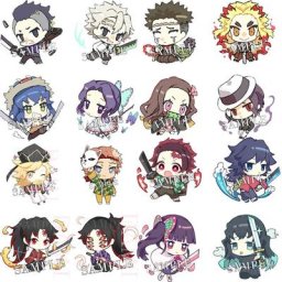 Porte-clés de figurine d'anime Demon Slayer Kimetsu No Yaiba Kamado Tanjirou Kamado-Nezuko