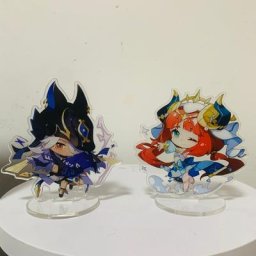 Figurine d'anime Genshin Impact supports en acrylique Cyno Al Haitham ci-après ace Nilou Rick