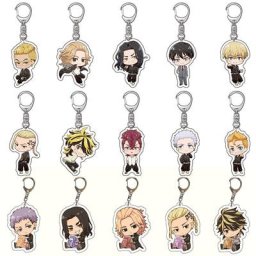 Porte-clés Anime Tokyo Avengers Cosplay accessoires mignons Manjiro Ken Takemichi Hinata Atsushi