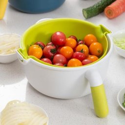 Coupe-légumes manuel avec panier de proximité PP séparateur René multifonctionnel