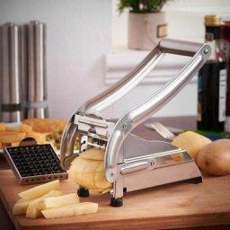 Coupe-frites manuel en acier inoxydable hachoir à viande trancheuse de pommes de terre machine à