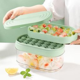 Moule à boule de glace rond en Silicone antiadhésif 1 pièce/ensemble pour whisky Cocktail café