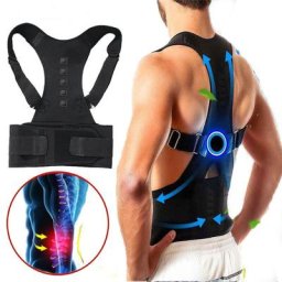 Ceinture correcteur de Posture ajustable pour hommes sangle lombaire soulagement de la douleur