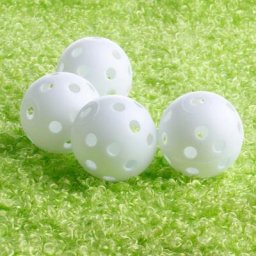 Accessoires d'entraînement de golf IkPlastic Airflow Hollow avec trou entraînement de golf en plein