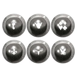 Doublure de balle de golf en acier inoxydable dessin de balle de golf pochoirs 11% ment outil de